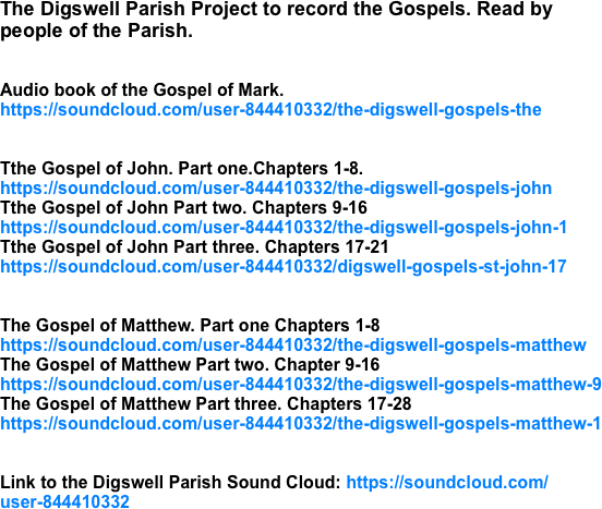 The Digswell Parish Project to