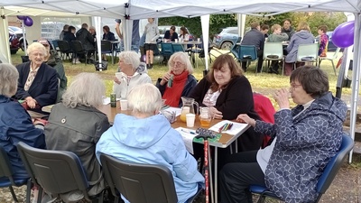 Enjoying Lunch!